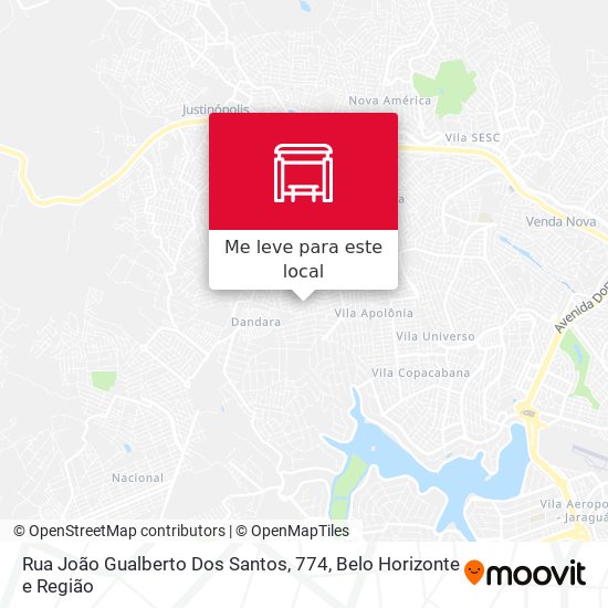 Rua João Gualberto Dos Santos, 774 mapa