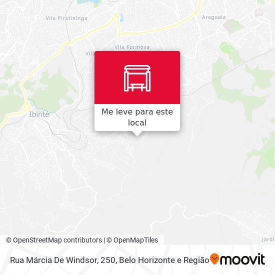 Rua Márcia De Windsor, 250 mapa