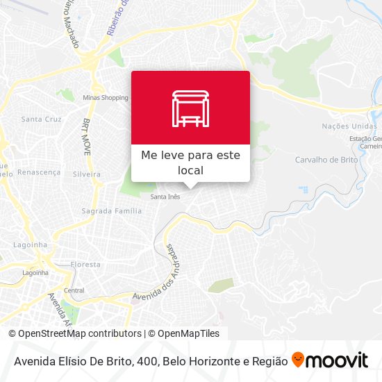 Avenida Elísio De Brito, 400 mapa