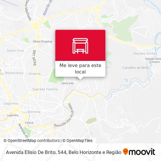 Avenida Elísio De Brito, 544 mapa