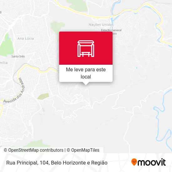 Rua Principal, 104 mapa