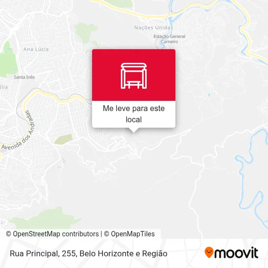 Rua Principal, 255 mapa