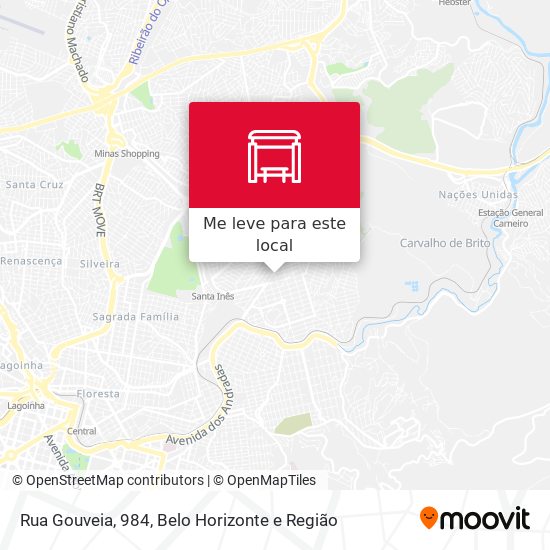 Rua Gouveia, 984 mapa
