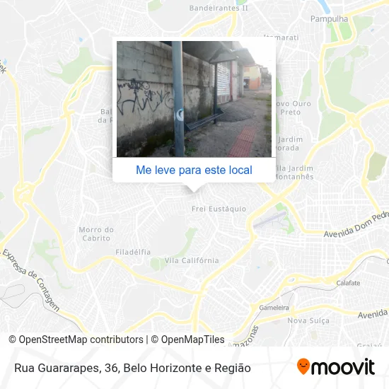 Rua Guararapes, 36 mapa