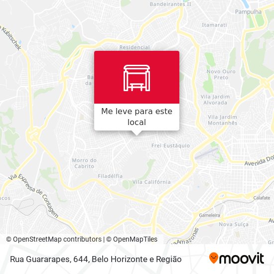 Rua Guararapes, 644 mapa