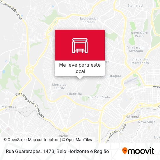 Rua Guararapes, 1473 mapa
