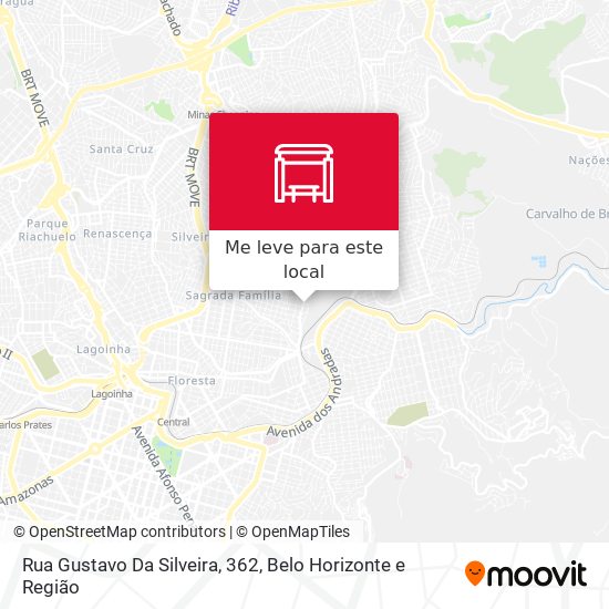Rua Gustavo Da Silveira, 362 mapa