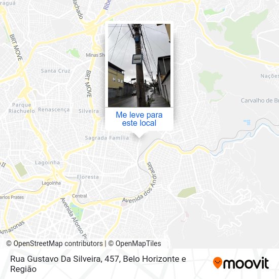 Rua Gustavo Da Silveira, 457 mapa