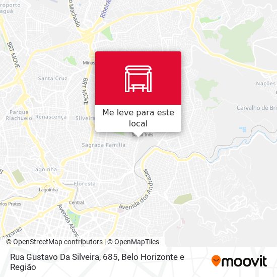 Rua Gustavo Da Silveira, 685 mapa