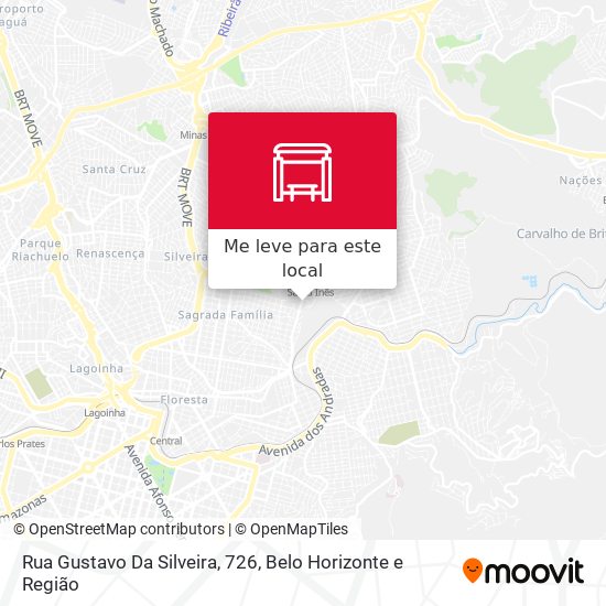 Rua Gustavo Da Silveira, 726 mapa