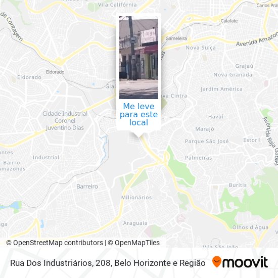 Rua Dos Industriários, 208 mapa
