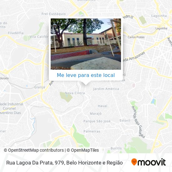Rua Lagoa Da Prata, 979 mapa