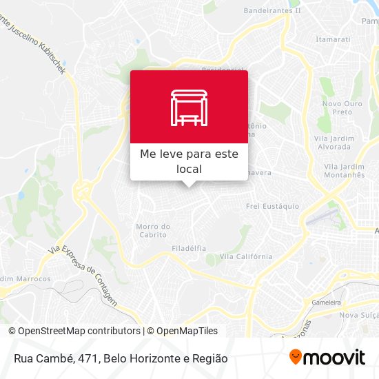Rua Cambé, 471 mapa