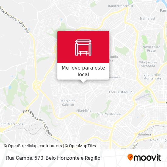 Rua Cambé, 570 mapa