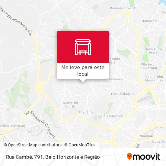Rua Cambé, 791 mapa