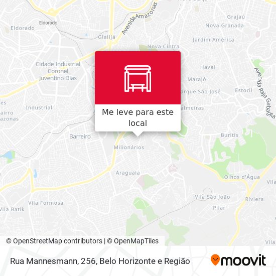 Rua Mannesmann, 256 mapa
