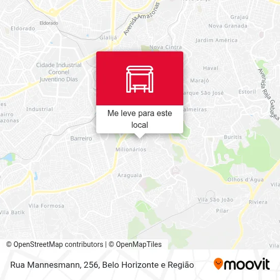 Rua Mannesmann, 256 mapa