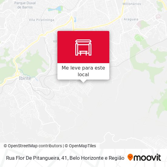 Rua Flor De Pitangueira, 41 mapa