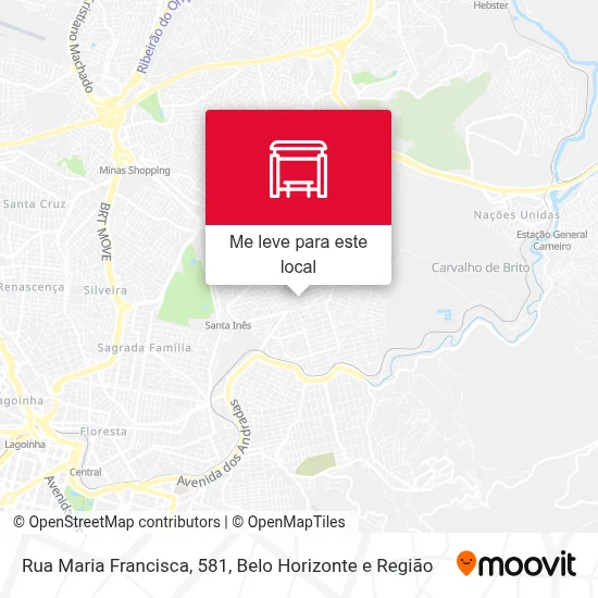 Rua Maria Francisca, 581 mapa