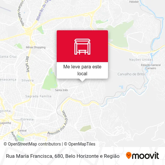 Rua Maria Francisca, 680 mapa
