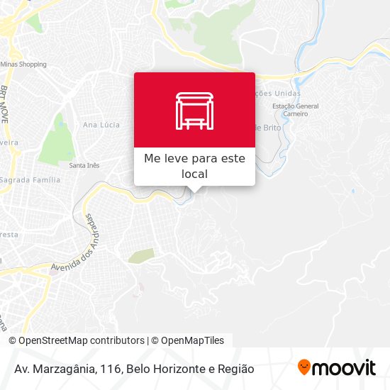 Av. Marzagânia, 116 mapa