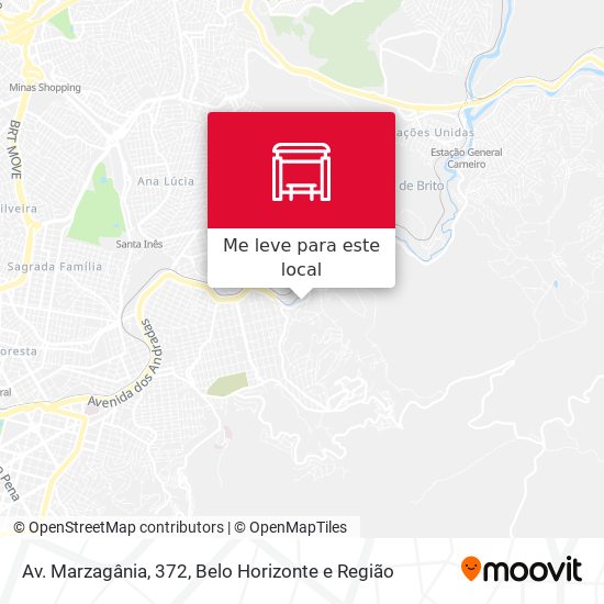Av. Marzagânia, 372 mapa