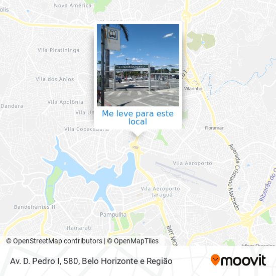 Av. D. Pedro I, 580 mapa