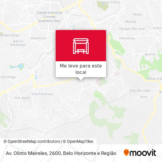 Av. Olinto Meireles, 2600 mapa