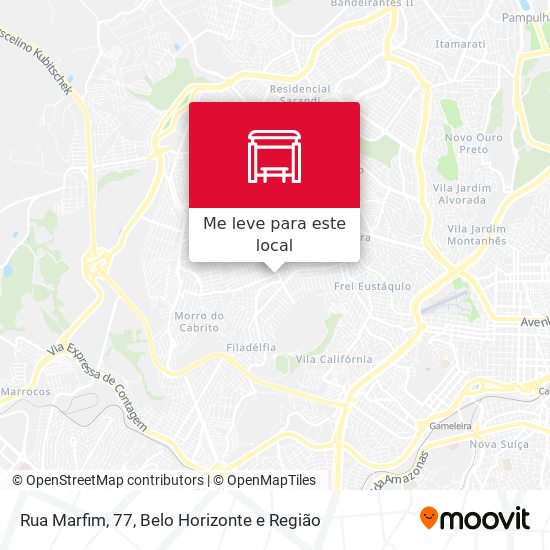 Rua Marfim, 77 mapa