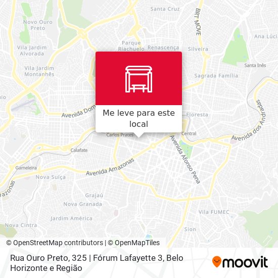 Rua Ouro Preto, 325 | Fórum Lafayette 3 mapa