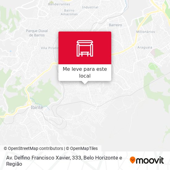 Av. Delfino Francisco Xavier, 333 mapa