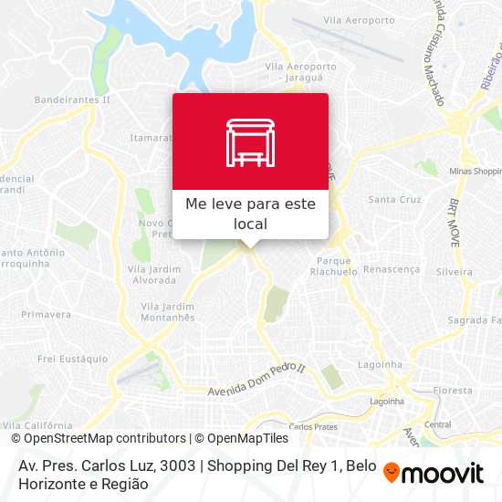 Av. Pres. Carlos Luz, 3003 | Shopping Del Rey 1 mapa