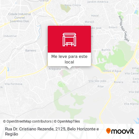 Rua Dr. Cristiano Rezende, 2125 mapa