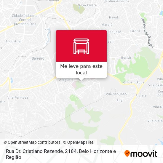 Rua Dr. Cristiano Rezende, 2184 mapa