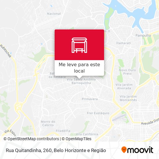 Rua Quitandinha, 260 mapa