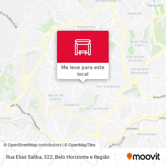 Rua Elias Saliba, 322 mapa