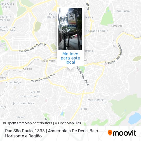 Rua São Paulo, 1333 | Assembleia De Deus mapa