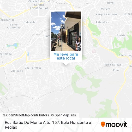 Rua Barão Do Monte Alto, 157 mapa