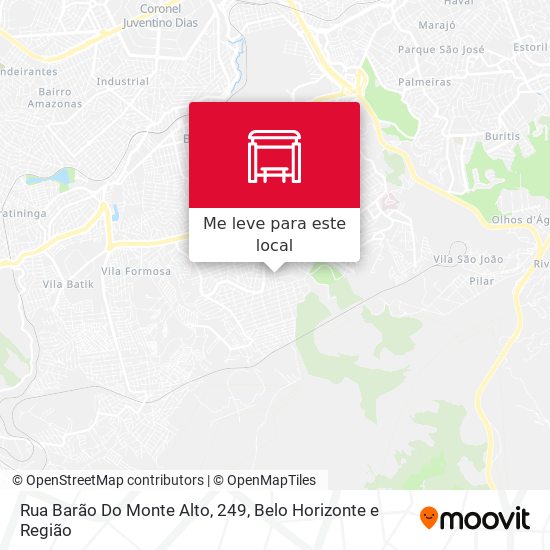 Rua Barão Do Monte Alto, 249 mapa