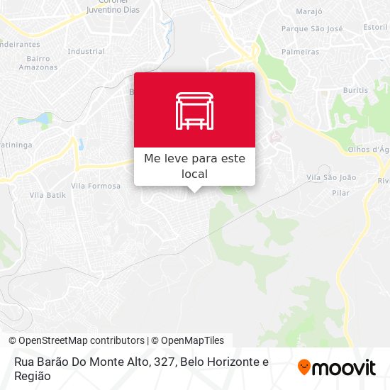 Rua Barão Do Monte Alto, 327 mapa