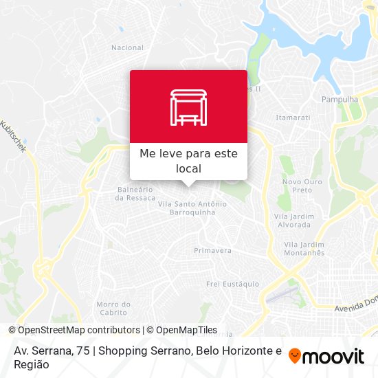 Av. Serrana, 75 | Shopping Serrano mapa