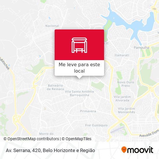Av. Serrana, 420 mapa
