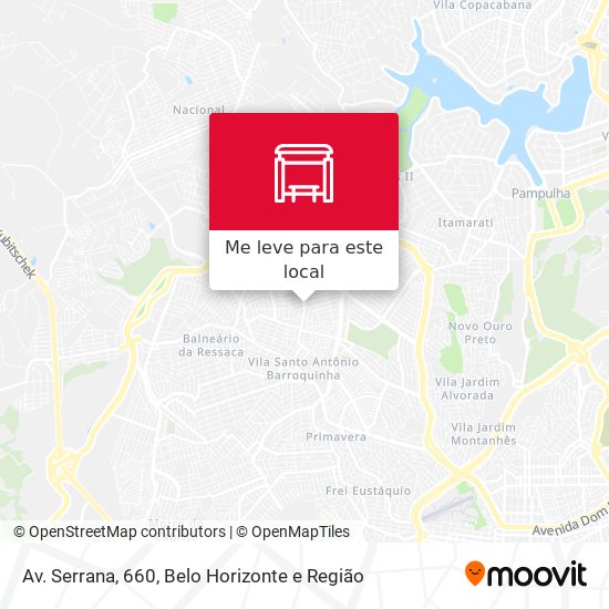 Av. Serrana, 660 mapa