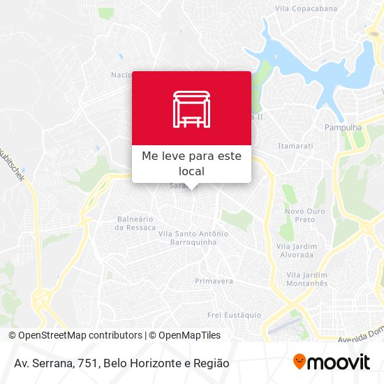 Av. Serrana, 751 mapa