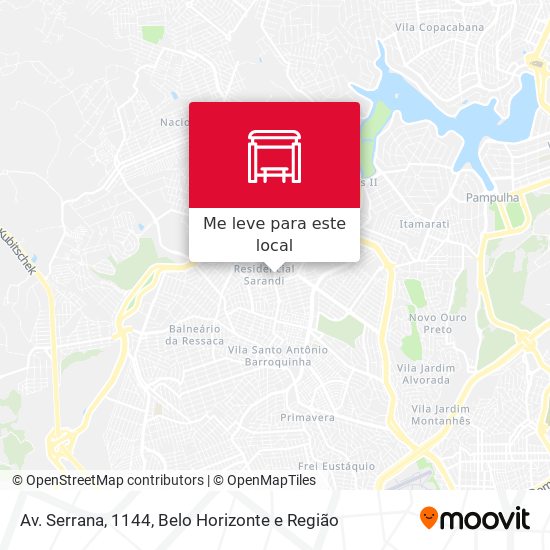 Av. Serrana, 1144 mapa