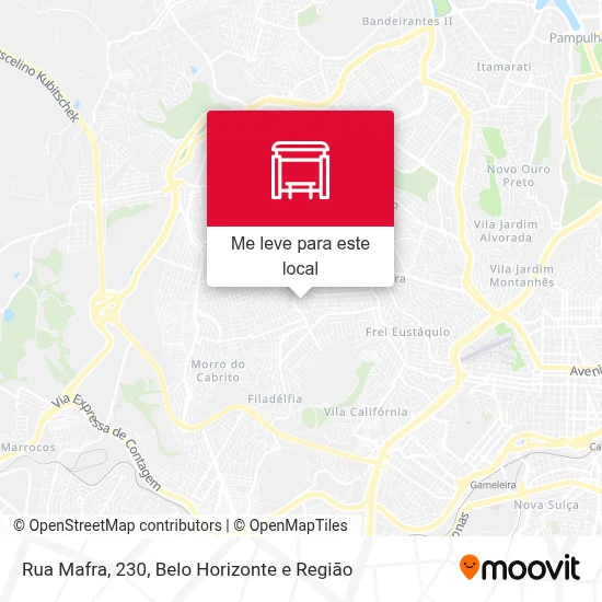 Rua Mafra, 230 mapa