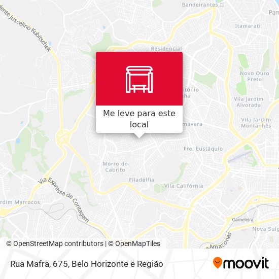 Rua Mafra, 675 mapa