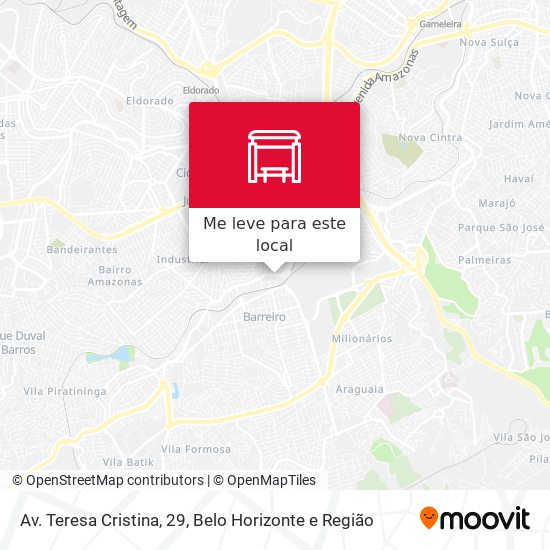 Av. Teresa Cristina, 29 mapa