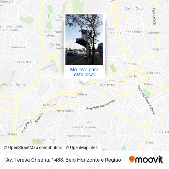 Av. Teresa Cristina, 1488 mapa