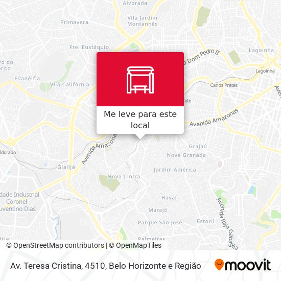Av. Teresa Cristina, 4510 mapa